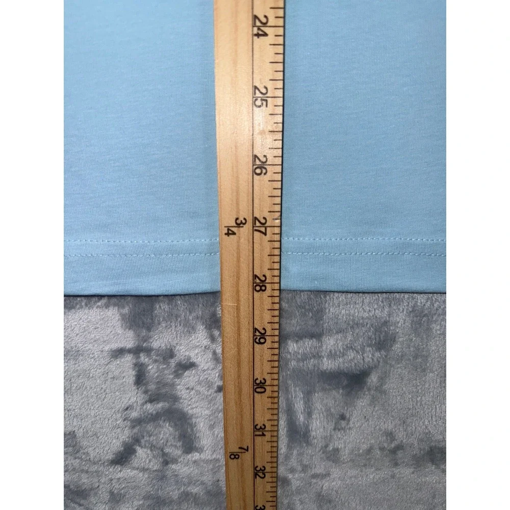 Puma Men's T-Shirt Small Blue Big Logo Graphic Crew Neck Short Sleeve NWT